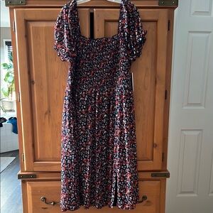 Floral Puff Sleeve Dress